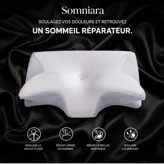 Oreiller Cervical Somniara — NuitAlign™