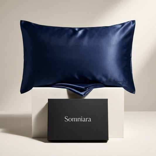 Taie d'Oreiller en Soie de Mûrier Somniara